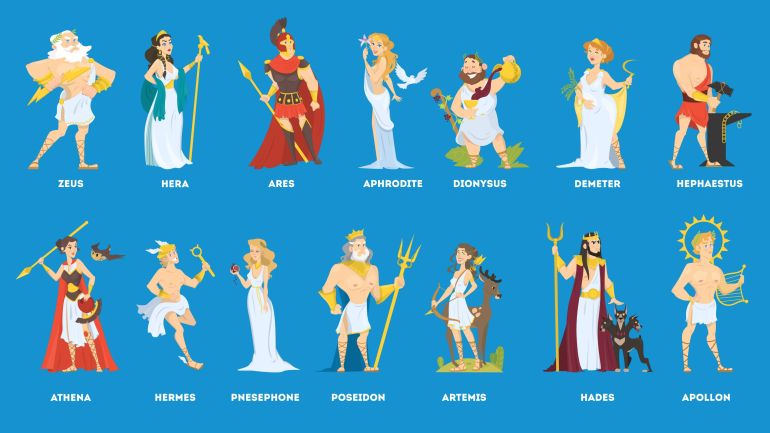 The Origin of the Mythology of the Greek Gods
